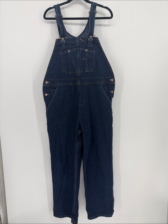 Carhartt Pants - Vintage Carhartt Baggy Denim‎ Overalls Y2K Utility Carpenter 14x28 Best 8/10
